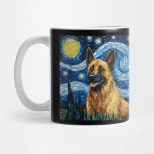 Shepherd Sprezzatura Fashion-Forward Tees Celebrating German Shepherd Sophistication Mug